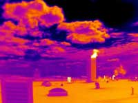 Thermografie Isolierungsproblems Dach